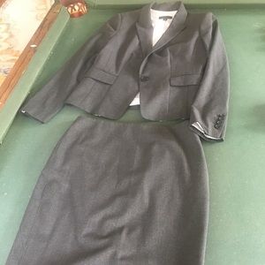 Ann Taylor Charcoal Grey Suit